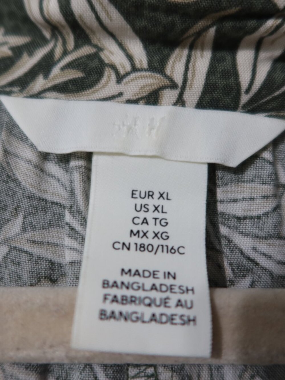 H&M Green Prairie dress XL Like New - Picture 3 of 4